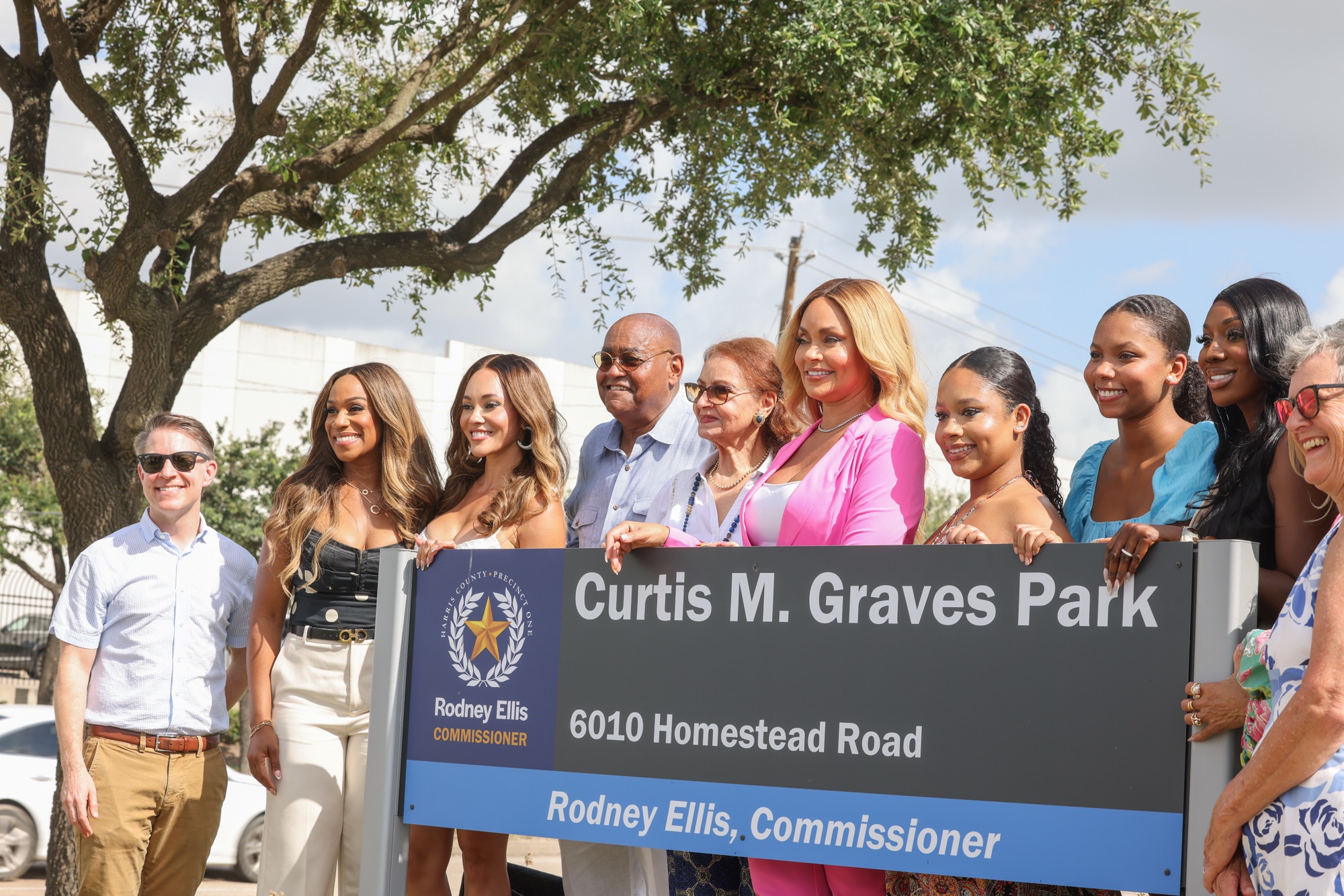 Photo from the Curtis Graves Park ribbon cutting and reception